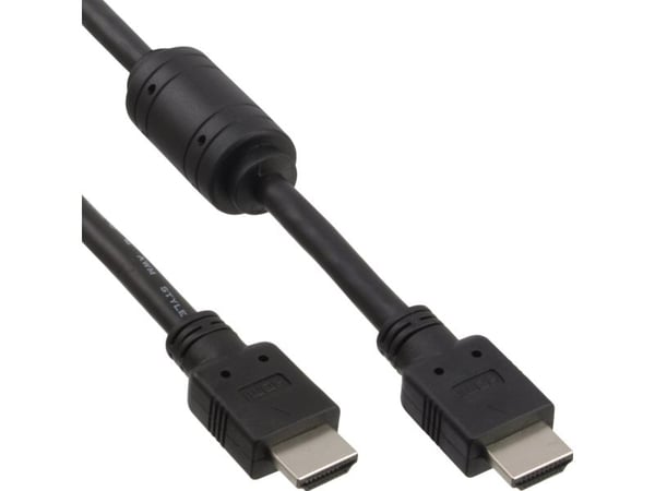 InLine 17611, 1,5 m, HDMI Typ A (standard), HDMI Typ A (standard), 5 Gbit/s, Svart