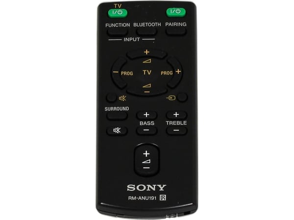 Sony RM-ANU191, Koblet med ledninger (ikke trådløs), Trykknapper, Hvit