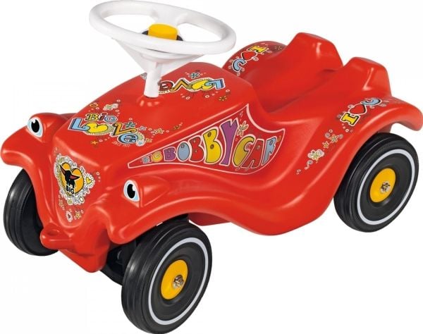 BIG Bobby-Car-Classic Lumi, 1 år, 4 hjul, Plast, Rød