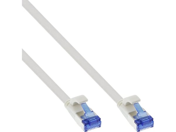 InLine 75701W, 1 m, Cat6a, U/FTP (STP), RJ-45, RJ-45, Hvit