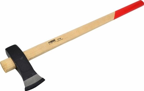 AWTools sleggehammar 2,5 kg, treskaft, BLACK LINE