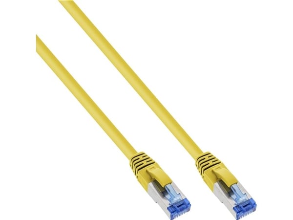 InLine 76815Y, 15 m, Cat6a, S/FTP (S-STP), RJ-45, RJ-45, Gult