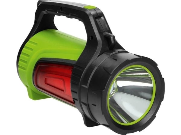 Orno ladattava LED-taskulamppu 10W, 1000lm, 4000mAh, akku, akun merkkivalo, akun merkkivalo