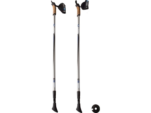 ABBey NORDIC WALKING 21SR staver (sølvgrå/svart/blå)