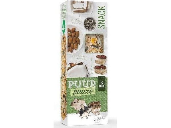 Witte Molen PUUR kolbesticks 110g – mandel/jordnøtt/kokos/solsikkefrø Witte Molen PUUR kolbesticks 110g – mandel/jordnøtt/kokos/solsikkefrø