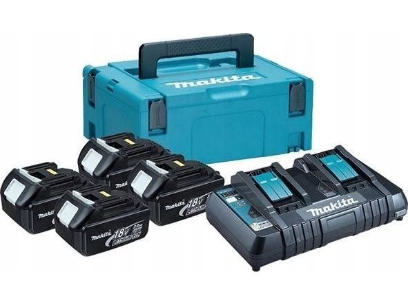 Makita LXT - Batteriladdare + batteri 4 x - Li-Ion - 3 Ah - 2 x batterier laddas