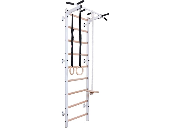 BenchK treningsstige med tretrinn og ribbestang 311W + tilbehør 240 x 67 cm