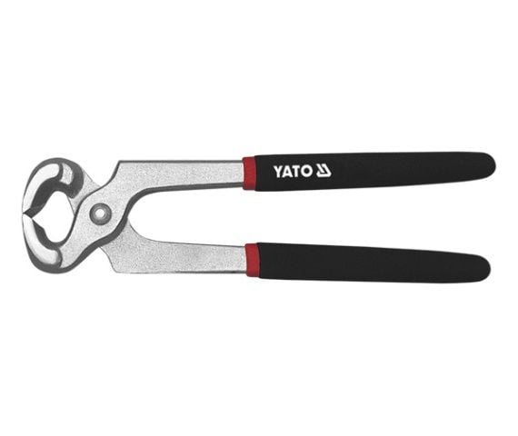 Yato YT-2046, Endekuttende tang, Kull stål, PVC, Sort, 160 mm