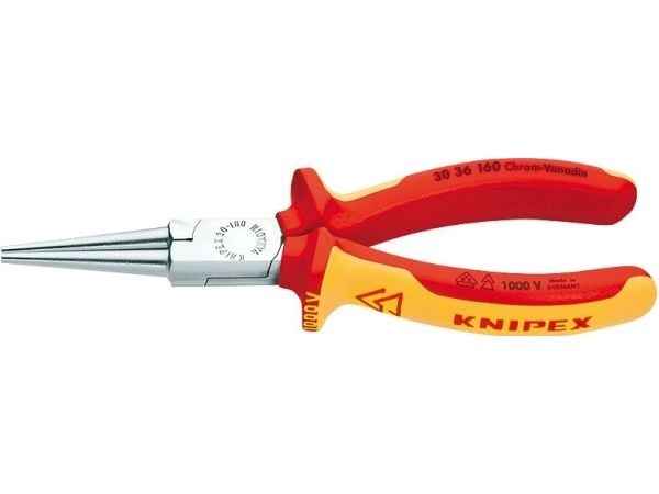 Knipex 30 36 160, Kärkipihdit, 2,5 mm, 4,1 cm, Terästä, Punainen, Keltainen, 160 mm