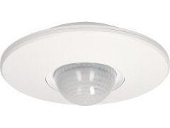 Orno rörelsesensor 360° IP20 – 2000W, 3 sensorer, justerbar räckvidd 3–20 m, vit