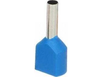 Orno Eristetty kaksoisholkki, poikkileikkaus enintään 1,5 mm, kupariholkin pituus 8 mm, 100 kpl.