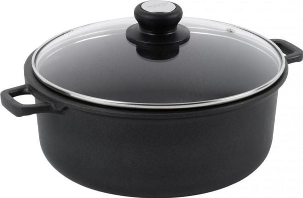 de Buyer Choc Extreme - Gryte med dekke - 28 cm - ikke-klebende - rund