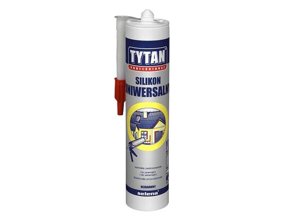 Tytan silikon universal fargeløs 310 ml