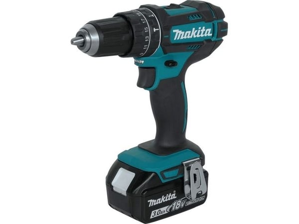MAKITA 18V 62/36Nm 2 x 3.0Ah LI-ION iskuporakone/porakone MAKITA MAKPAC Case DHP482RFJ
