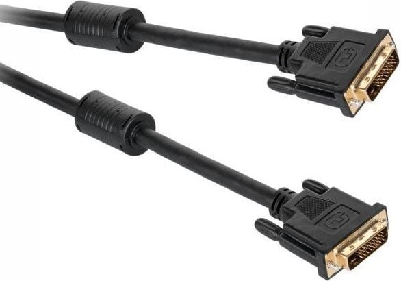 Cabletech DVI-D - DVI-D 1.8m kaapeli musta (KPO3700-1.8)
