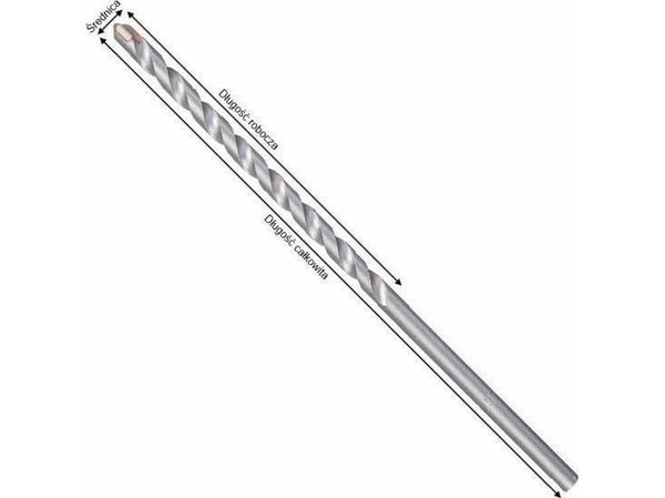 Makita - Bor - for murverk, stein, murstein, blocks, light concrete - bor - 5 mm - cylindrical - lengde: 85 mm - for Makita DHP482RTJ