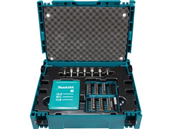 MAKITA 62 kpl MAKPAC porakone- ja teräsarja B-53908