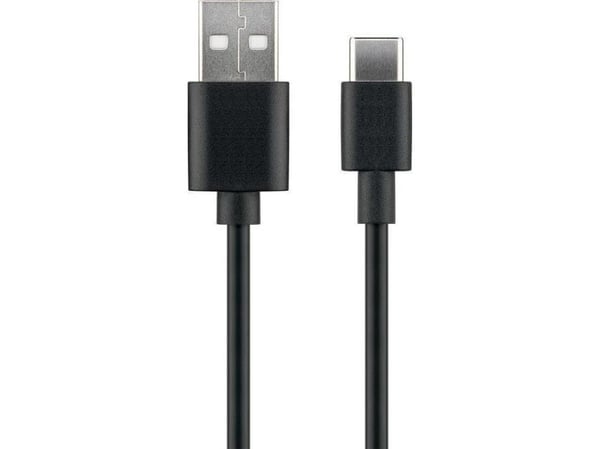 MicroConnect - USB-kabel - 24 pin USB-C (hann) til USB (hann) - USB 2.0 - 3 A - 50 cm - svart
