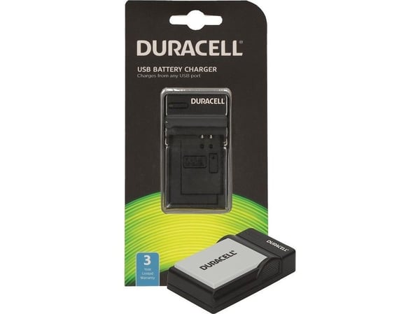 Duracell DRC5909, USB, Innendørs, Canon NB-7L, Sort, 5 V, 5 V