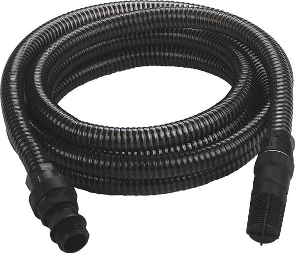 Einhell Einhell sugeslange med plast adapter 1" Ø25 mm. 4 meter sort