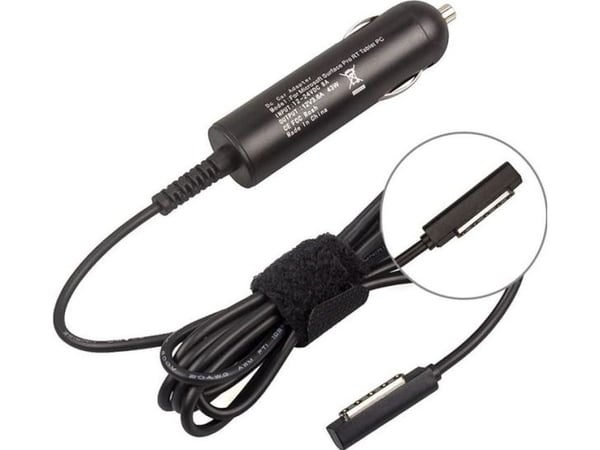 CoreParts - Bilstrømadapter - 43 watt - for Microsoft Surface 2, Pro (Tidlig i 2013), Pro 2, RT
