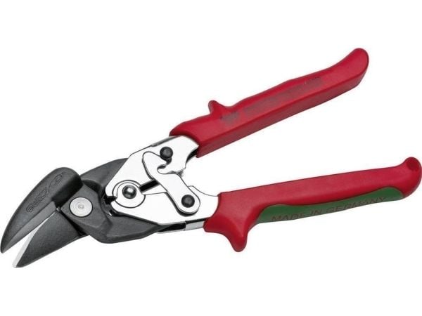 NWS Ideal Lever Tin Snips, Oikea, Terästä, 1,2 mm, 1 mm, 250 mm, 500 g