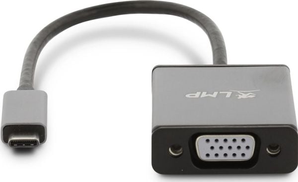 LMP 15932 USB-C - VGA-sovitin harmaa (LMP-USBC-VGA-SG)