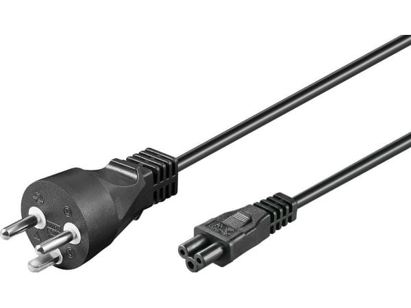 Microconnect PE120810, 1 m, Virtapistoke tyyppi K, C5 liitin, 250 V, 2.5 A