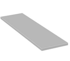 Brems Grå finert hylle BREMS 800x245mm - G-140-6602
