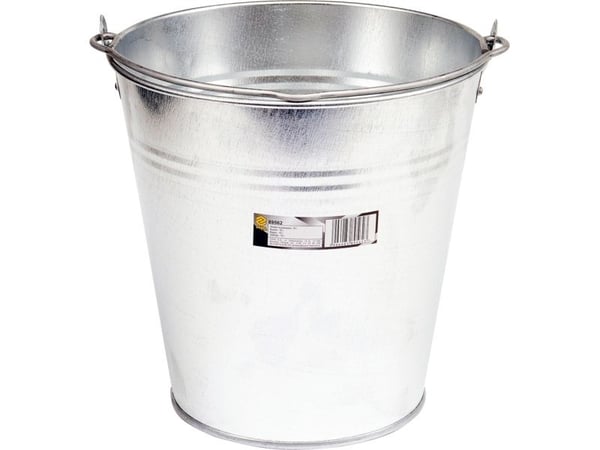 VOREL galvaniserad hink 10L