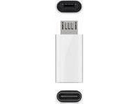 Microconnect USBMICROUSBC, Micro-USB B, USB C, Valkoinen