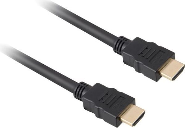 Sharkoon - HDMI-kabel med Ethernet - HDMI hann til HDMI hann - 7.5 m - svart