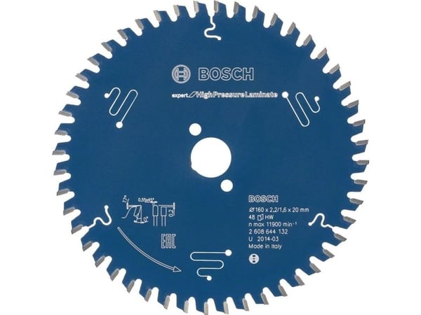 Bosch RUNDSAVKL 165X20X2,6MM 48T EXP HIGHPRESS