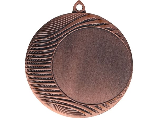 Bronsemedalje generell med plass til emblem 50 mm - stål (MMC1090/B)