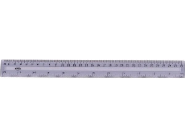 Keskusta Muovinen viivoitin 30cm CENTRUM 80727