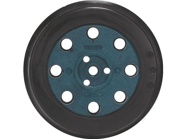 Bosch - Slipepad - for tre, maling, gips, fyller - 125 mm - grovkorn: hard - for P/N: 06017D4000