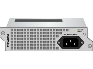 Allied Telesis AT-PWR150 - Strømforsyning - "hot-plug" (intern) - AC 100-240 V - 150 watt - Europa - for AT x530-10, x530DP-52, x930-28, x930-52; C...