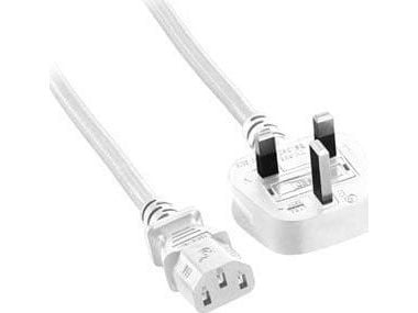Microconnect PE090420W, 2 m, Virtapistoke tyyppi G, C13 liitin, 10 A