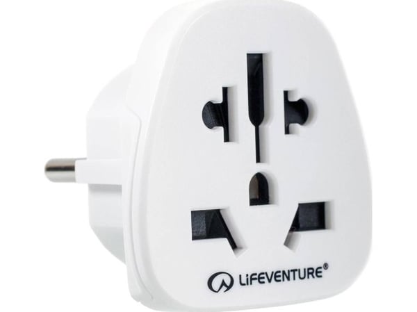 Lifeventure reiseadapter World to Europe Travel Adaptor universell Lifeventure reiseadapter World to Europe Travel Adaptor universell