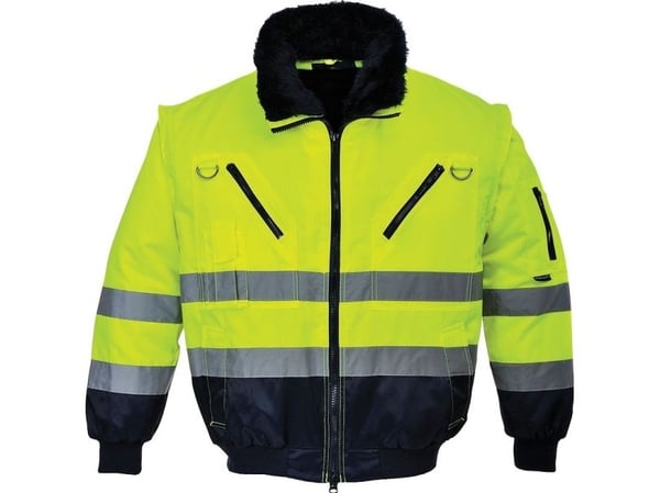Portwest PJ50 Portwest jacka Y bomber varningsfärgad 4W1 stl. XL