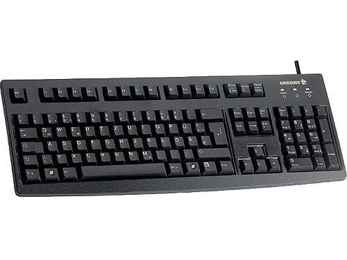 CHERRY G83-6105 - Tastatur - USB - Storbritannia - svart