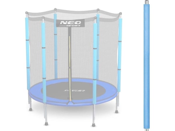 Neo-Sport Trampoliinin yläpylväs ulkoverkolla 4.5 ft sininen Neo-Sport