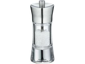 Zassenhaus 035292, Salt- og pepperkvern, Rustfritt stål, Transparent, Akryl, Rustfritt stål, Pepper, Salt, 58 mm, 58 mm
