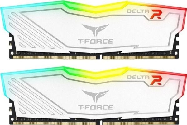 DIMM 16 GB DDR4-3200 (2x 8 GB) Dual-Kit (hvit, TF4D416G3200HC16FDC01, Delta RGB, INTEL XMP)