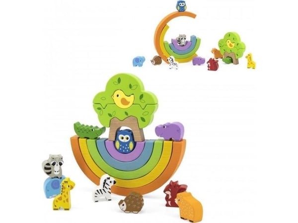 Viga Toys i tre regnbue puslespill klosser kreative Montessori Viga Toys i tre regnbue puslespill klosser kreative Montessori