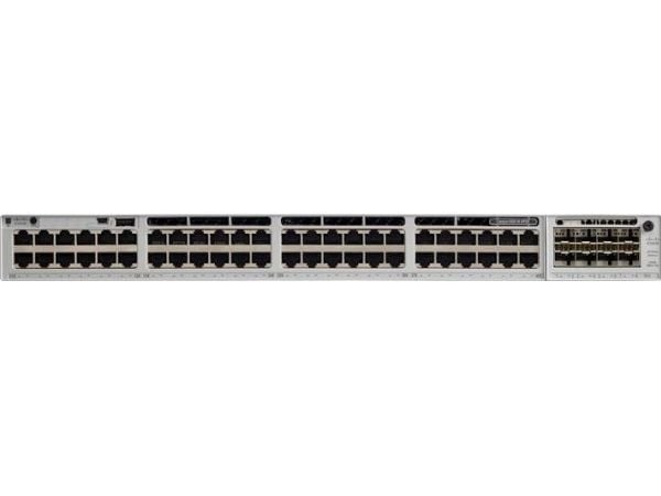 Cisco Catalyst 9300 - Network Essentials - switch - L3 - Styrt - 48 x 10/100/1000 (UPOE) - rackmonterbar - UPOE (822 W)