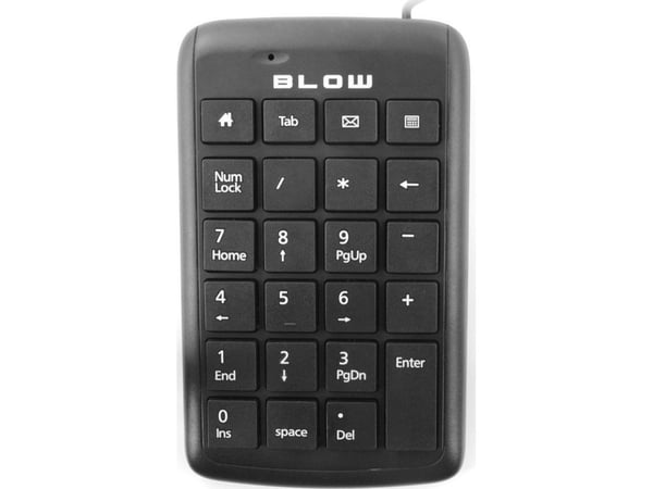 Blow KP-23 langallinen musta yhdysvaltalainen näppäimistö (84-205#)