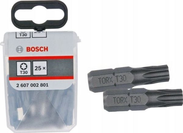 Bosch bits til skruemaskin EXH T30 x 25 mm 25 stk (2607002801)