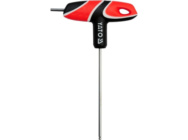 Yato YT-05586, L-formet hexnøkkel, Metrisk, 1 stykker, Polypropylen (PP), Termoplastisk gummi (TPR), Stål, 3 mm