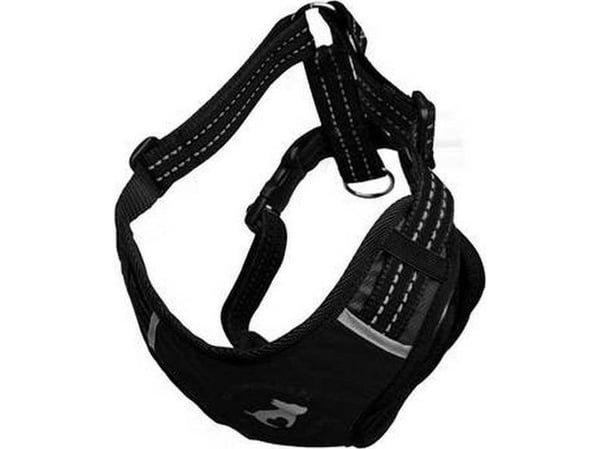 All For Dogs hundsele SPORTOWE L - svart 60-100cm
